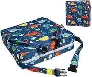 Booster Seat - Chair Pad, Toddler Cushion | Adjustable Heightening Seat with Washable Cover, Thick Dining Booster for Babies and Kids, Comfortable Support for Kitchen Table, Study Area, Travel Use
