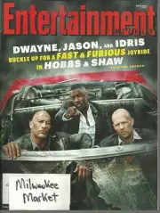 Entertainment Weekly July 5 2019 Dwayne Johnson Jason Statham Idris Hobbs Shaw