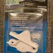 Set of 7, Sash and Lock Keeper (white) for Home Windows