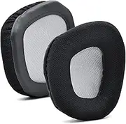 defean Void RGB Ear Pads Replacement Ear Cushion Cover Compatible with Corsair Void RGB Elite USB Premium Gaming Headset，High-Density Noise Cancelling Foam (Black and Gray Fabric)