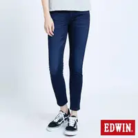 在飛比找momo購物網優惠-【EDWIN】女裝 JERSEYS EJ2棉感窄管迦績褲(原