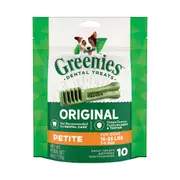 Greenies Canine Dental Dog Treats Original Petite 170g | 10 pack