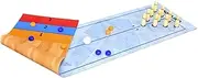 3 in 1 Tabletop Curling Mini Board Game Indoor Portable Bowling Game for Adults Indoor Casual Game
