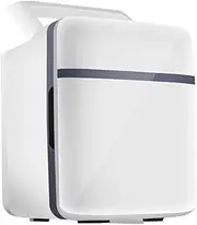 10L Car Mini Refrigerator Car Home Dual Purpose Cold Storage Fresh-keeping Heating Heat Preservation Car Refrigerator(10L Grey or white)