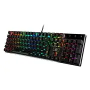 RGB LED Backlit Wired Mechanical Gaming Keyboard, 104 Keys K556 Brown Switch