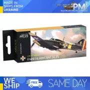Arcus 4003 Enamel paints set FARR Hurricane Aces 6 colors in set 10ml
