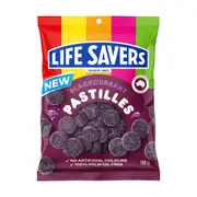 Lifesaver Blackcurrant Pastilles 180g x 12