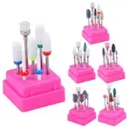 7 Pcs Ceramic Nail Drill Bits & Brush Set Milling Cutter for Manicure Gel Clean