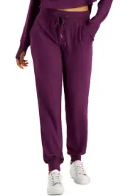 IDEOLOGY Women's Off-Duty Mushy Knit Drawstring Jogger Pants sz 2XL XX-Large