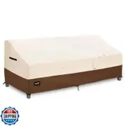 Jin Hrtoyi 3-Seater Outdoor Couch Cover,76Wx32Dx31H Inches Patio Sofa Cover,1