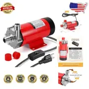 Stainless Steel Wort Pump with Quiet Operation for Effortless Home Brewing