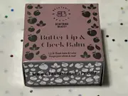 BEAUTANIQ BEAUTY Butter Lip & Cheek Balm Peach Blush Full Size .14 oz NIB