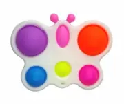 Simple Dimple Butterfly 6 Bubble Pop Push Fidget Toy