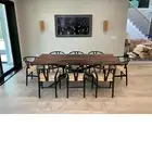 Epoxy Dining Table Top / Resin Table, Black river table, Epoxy table top,