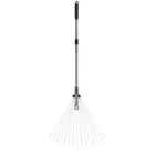 Telescoping Handle Telescopic Rake Expandable Cleaning Leaves Rake Gardening