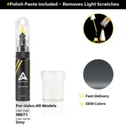 Touch Up Paint For Volvo All Models 98671 Grey With Polish Paste