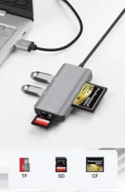 USB 3.0 SD SDHC CF Compact Flash TF MicroSD U Disk Card Reader For MACBOOK PC