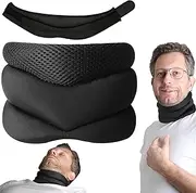Ergonomic Neck Support Pillow for Snoring Relief – Breathable Anti-Snoring Sleep Aid, Stop Snore Neck Brace for Side & Back Sleepers, Portable Travel Neck Cushion