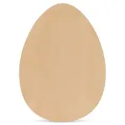 12 Sturdy Large Wooden Egg Cutout 18 x 12 inch Pre-Sanded Egg Shaped Wood Cut...