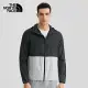 The North Face M MFO LF WIND JACKET 男 防潑水連帽風衣外套-黑白-NF0A4NEFAZ5 S 黑色