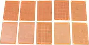 koolsoo 10pc 5x7cm PCB Manufacture Prototype Etching Breadboard Blank Circuit Board