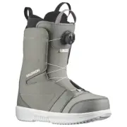 Salomon Faction Boa Steeple Grey Pewter White Mens 2024 Snowboard Boots