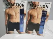 NEW KENNETH COLE REACTION 3 PACK MENS’ BOXER BRIEFS SIZE LARGE 6 PAIR lot