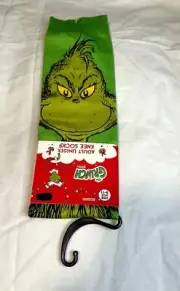Dr Seuss Enterprises “THE GRINCH KNEE HIGH SOCKS” Adult Size 9-11 Brand New