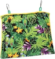 SUPVOX Parrot Hammock Nest Bed Comfortable Hanging Nest for Birds for Canaries and Parrots Easy to Install Provides Secure Sleeping Space for Indoor Use