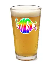 Phish - Rock and Roll - 16oz Pint Beer Glass Pub Barware Seltzer Tea Cocktail