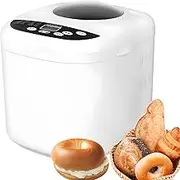 Electric Bread Maker, Breadmaker Machines with 19 Program Settings and 13H Timer, Bread Maker Machines with 3 Crust Settings 1000g Large Capacity, Dough Fermentation Machine for Gluten-Free,Yogurt