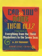NEW Pomegranate Can You Name Them All? Quiz Deck Knowledge Cards New FREE SHIP