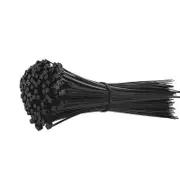Ozoffer 200Pcs Cable Ties Zip Ties Nylon UV Stabilised 100/200x Bulk Black Cable Tie 100mm/300mm