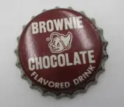 Vintage UNUSED Brownie Chocolate Flavored Drink Bottle Cap w/Cork Insert