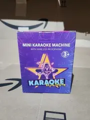 Mini Karaoke Machine With Wireless Microphone And Bluetooth Speaker For Kids