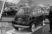 Fiat 600 Multipla Motor Show 1956 Car Old Photo