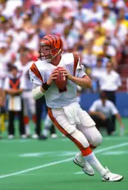 Boomer Esiason Cincinnati Bengals drops back to pass v Pitts- Football Photo 5