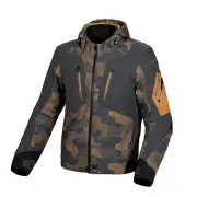Angle Textile Waterproof Jacket Brown Gray