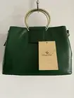 NWT Patricia Nash Green Empoli Italian Leather Satchel