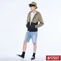 在飛比找momo購物網優惠-【5th STREET】男裝彈力修身牛仔短褲-拔洗藍