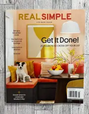 REAL SIMPLE MAGAZINE "GET IT DONE! 25 Projects To Cross Off List" & MORE!