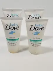 Vintage P&G 4 Dove Lotion sensitive Sample Trial Size 1oz Moisture Lotion