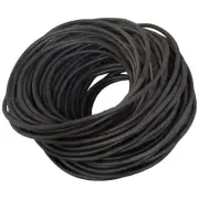 Solid Core 3/8" Black Rubber Rope 150' Feet Truck Tie Down