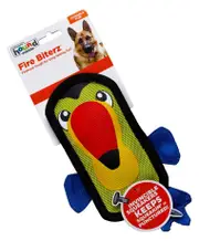 Fire Biterz Toucan Durable Squeaker Dog Plush Toy By Outward Hound - Small - New, With Tags