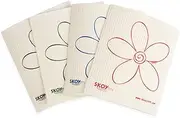 [Skoy] Cleaning Cloth, White, Set of 4