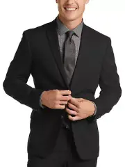 Kenneth Cole Reaction Mens Ready Flex Suit Separate Jacket 36 Regular Black NWT
