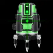 Laser Level 2-5 Cross Lines Green Radius Alternating Self-Leveling 360 Rotatable