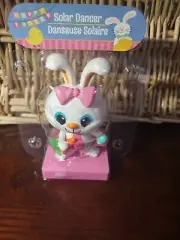 Easter Bunny Solar Dancer Bobble Head