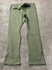 Fabletics Women’s Define Split Hem Pant Utility Green Size 3X $74.95