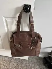 Cole Haan Chocolate Keaton Satchel New With Tags